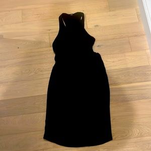 Monrow midi dress with cutout detail on back